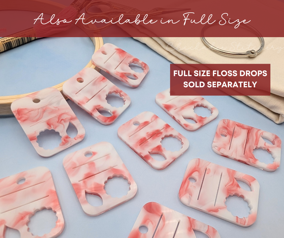 Floss Drops - Set of 10 - Mini Wrap-Around Label Style