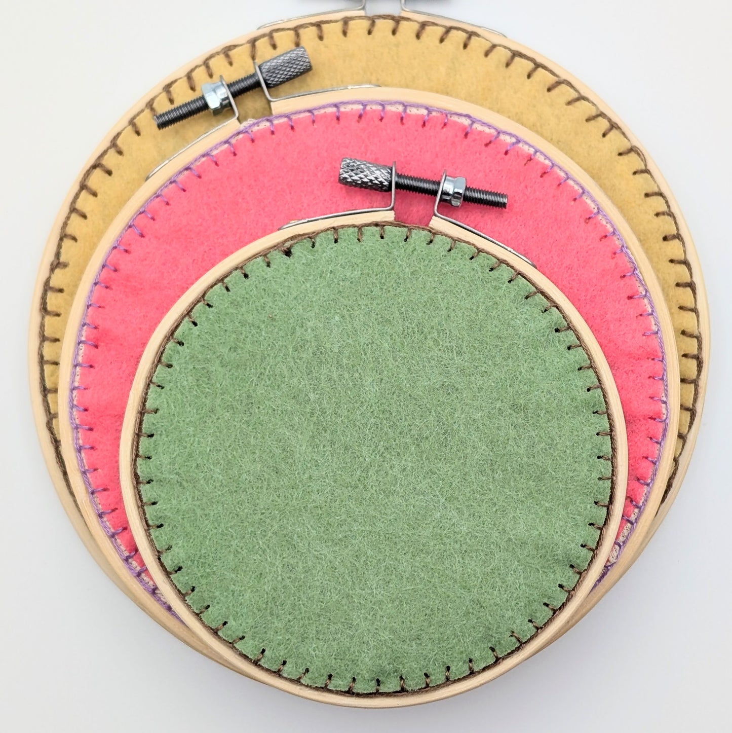 6" Felt Embroidery & Cross Stitch Backer