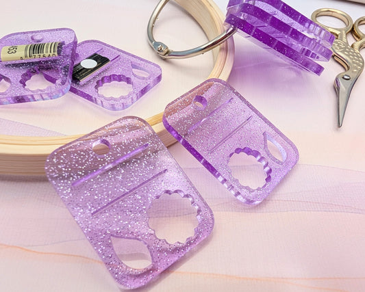 Floss Drops - Set of 10 - Full Size Wrap-Around Label Style with Partial Threads Holder