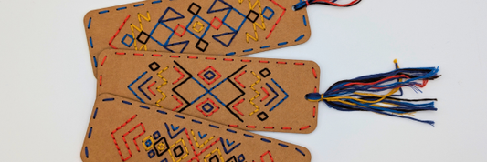 Embroidered Bookmarks Kit Instructions