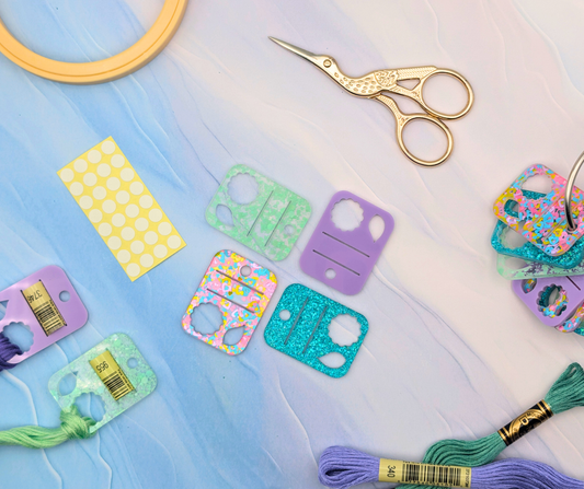 Sparkle Squad: 12 Acrylic Floss Drops