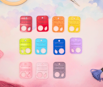 Bulk Glitter Jelly Acrylic Floss Drops: Mega Rainbow Mix