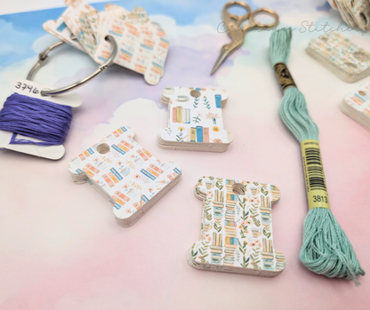 Eco-Friendly Chipboard Floss Bobbins