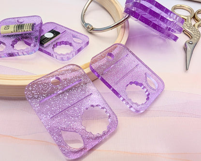 Floss Drops - Set of 10 - Full Size Wrap-Around Label Style with Partial Threads Holder