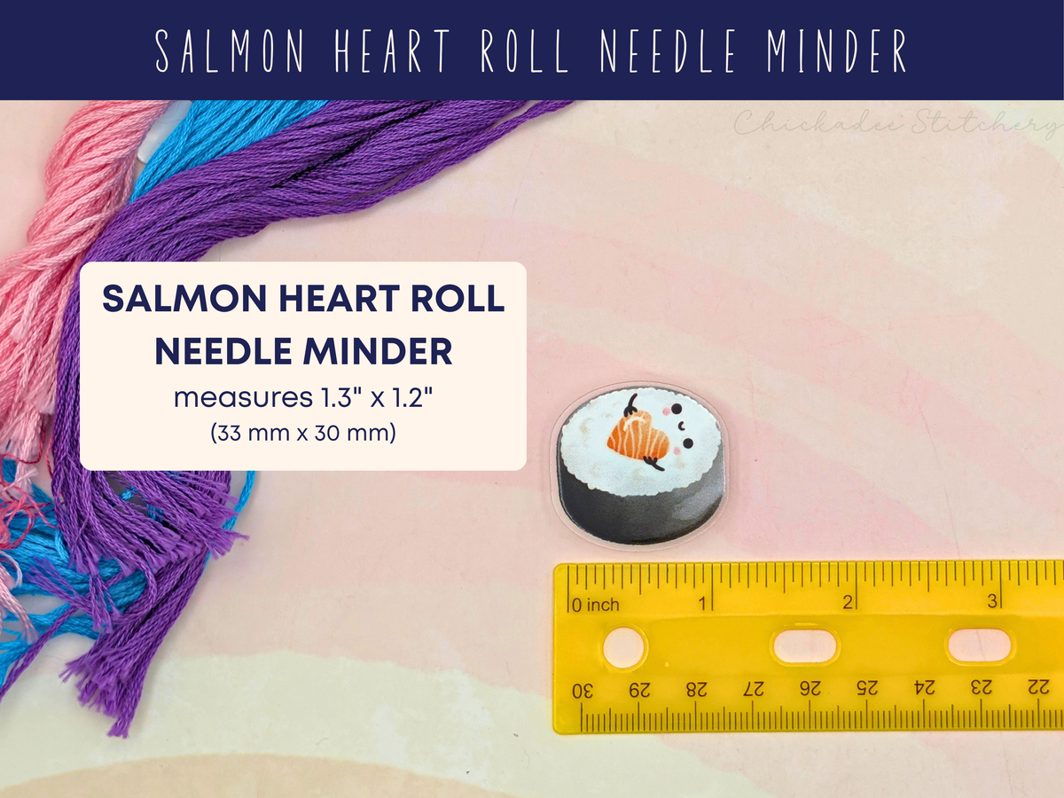 Happy Sushi Needle Minders for Cross Stitch & Embroidery