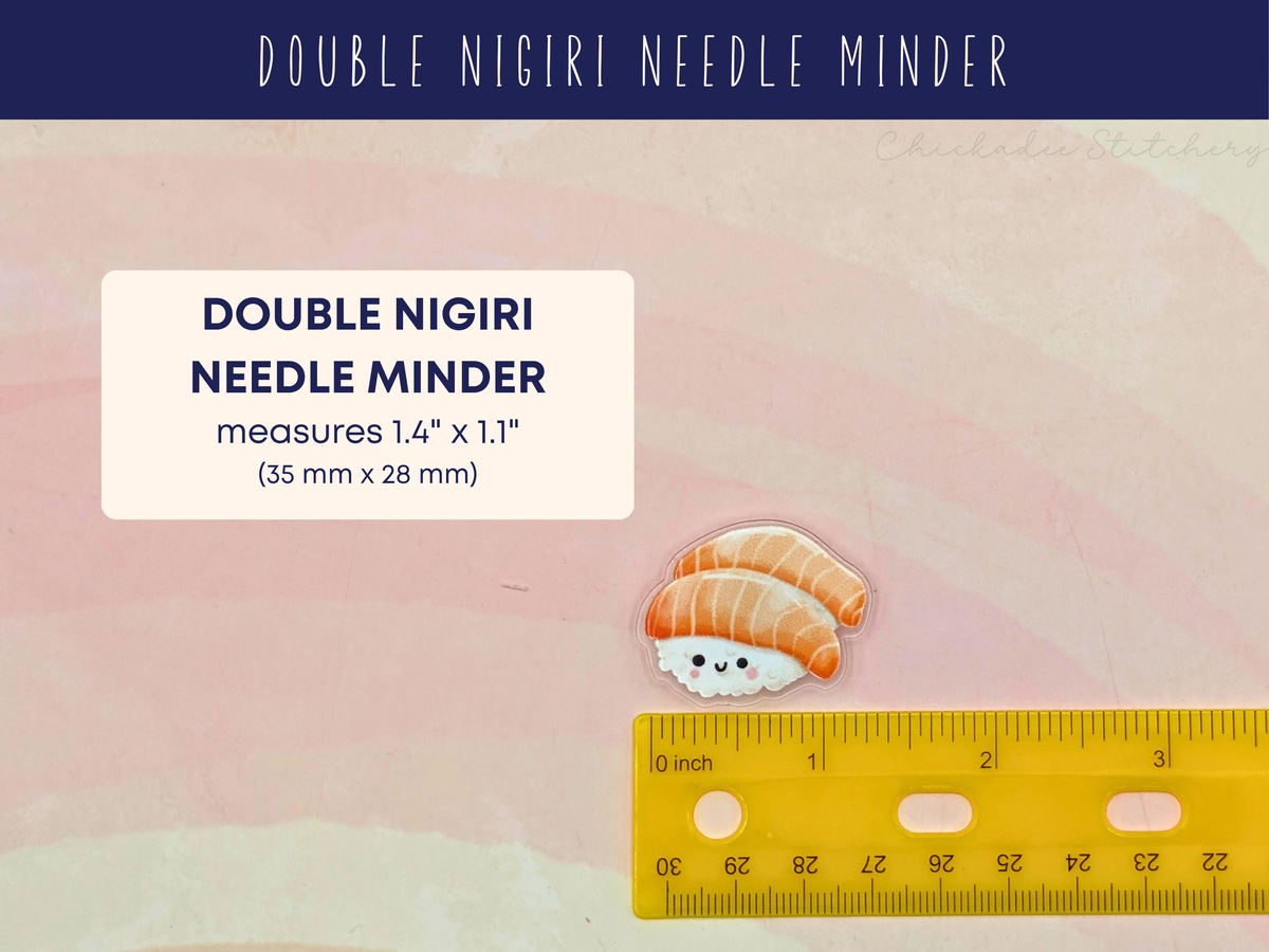 Happy Sushi Needle Minders for Cross Stitch & Embroidery