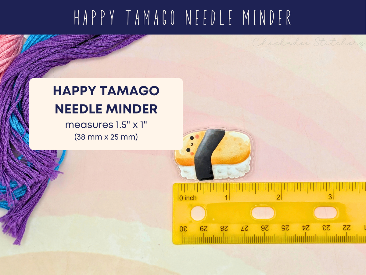 Happy Sushi Needle Minders for Cross Stitch & Embroidery