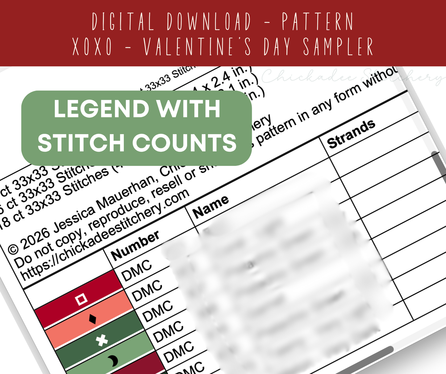 Strawberry Vine - Mini Cross Stitch Pattern Digital Download