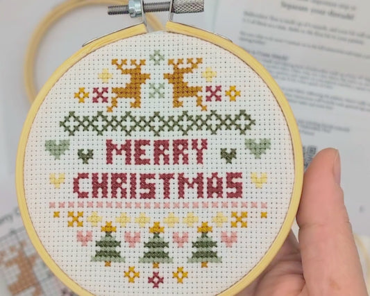 Merry Christmas Sampler Pattern