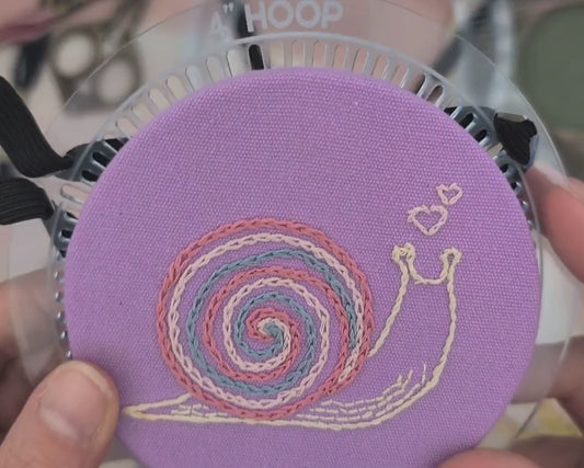 Hoop Back String Art Template Tool: Cross Stitch & Embroidery Finish