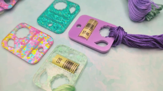 Sparkle Squad: 12 Acrylic Floss Drops